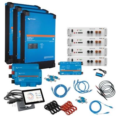 Backup Kit Multi Store L Speicher Nachrüstsatz, Pytes 48100R, Victron MultiPlus