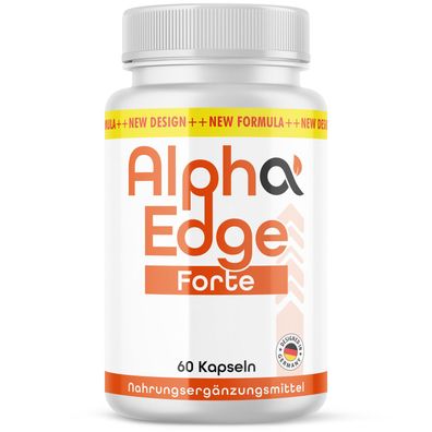 Alpha Edge Forte Kapseln | Für mehr Leidenschaft zu zweit | 60 Kapseln Inhalt