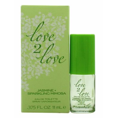 Love2Love Jasmine + Sparkling Mimosa Eau de Toilette 11ml Spray