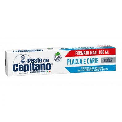 Pasta del Capitano Placca e Carie / Zahncreme gegen Plaque und Karies 100 ml