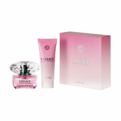 Versace Bright Crystal Eau De Toilette Spray 50ml Set 2 Artikel