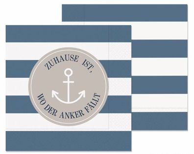 Servietten Anker