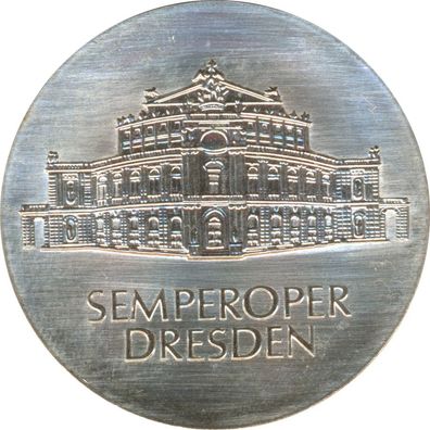 DDR 10 Mark 1985 A Semper-Oper in Dresden Silber*