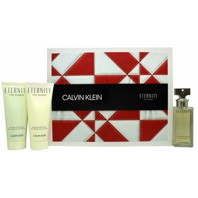 Calvin Klein Eternity Geschenkset 50ml EDP + 100ml Duschgel + 100ml Körperlotion