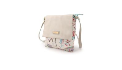 A Spark of Happiness Cross-Shoulderbag with Flap Ming creme