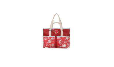 A Spark of Happiness Shopper large Ming red