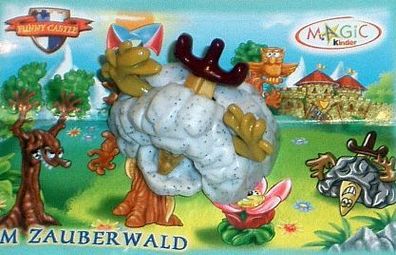 Zauberstein mit magischem Schwert und Beipackzettel