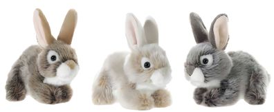 Heunec Misanimo Hase klein 3-fach sortiert Größe 15 cm