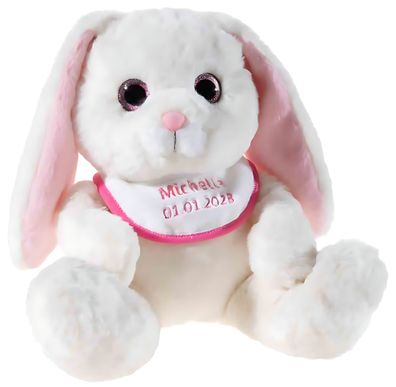 Heunec HASE Milchschnute creme mit Lätzchen Größe 25 cm