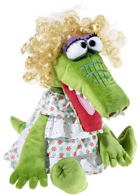JAN & HENRY - Krokodella Handspielpuppe Größe 40 cm