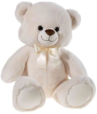Heunec BÄR sitzend mit Schleife creme Größe 55 cm