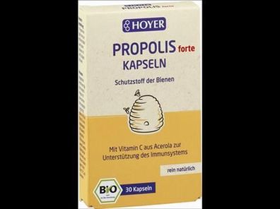 HOYER Propolis forte Kapseln BIO 11,3g