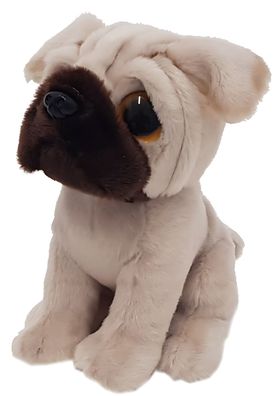 Heunec Misanimo Mops klein sitzend Größe 18 cm