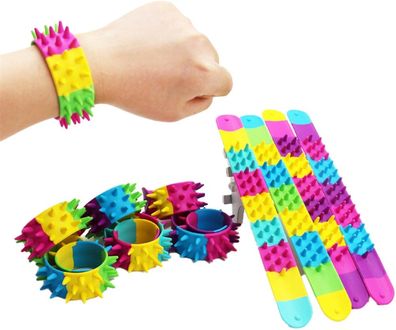 Schnapp Armband Stachel, 4er Set