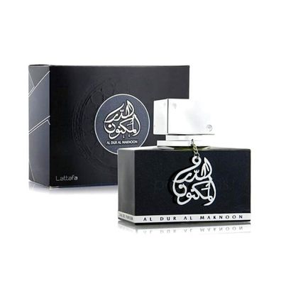 Al Dur Al Maknoon Silver Jasmine Fruity Patchouli Ambery By Lattafa 100ml Edp