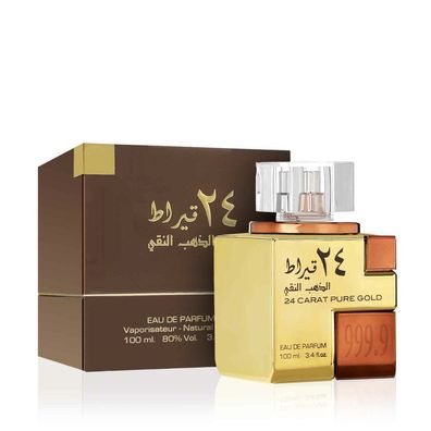 Lattafa 24 Carat Pure Gold Eau De Parfum 100ml Unisex