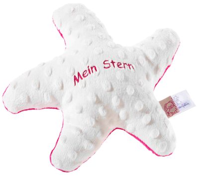 Heunec Stellina Plüschi mit Stickerei hot pink Größe 25 cm