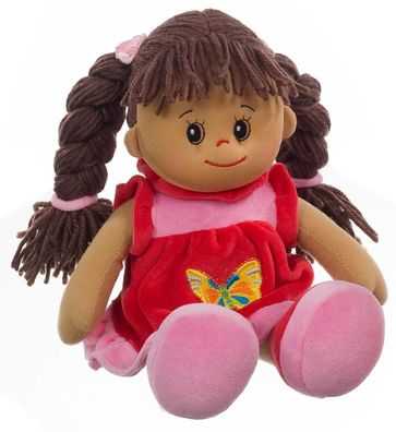 Heunec Poupetta "Lucy" mit braunem Haar Größe 30 cm