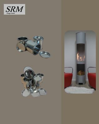 Brennstoffdosen mit Deckel Brenngel Ethanol Kamine Brenndosen 3 oder 6 Stück