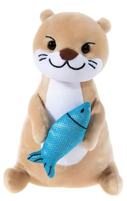 Heunec Wannabee Otter mit Fisch Größe 20 cm