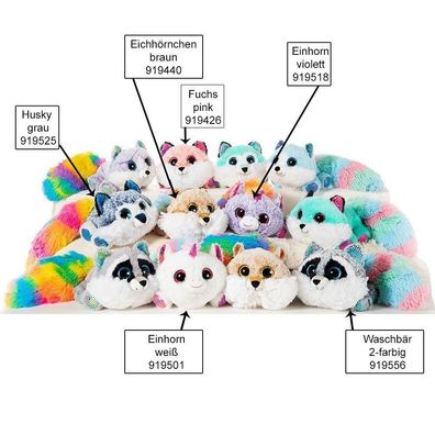 Heunec Rainbow Buddies Regenbogentiere sortiert Größe 30 cm