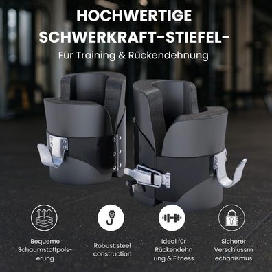 Inversionsaufhänger, umgedreht, erhöht Fußstiefel, Stiefelscheiden
