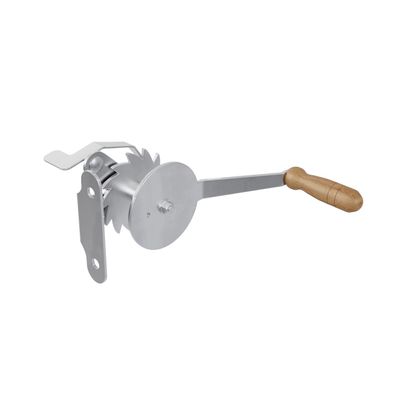 QLS Grill-Handwinde Set mit Frontmontage Seilwinde mit Stahlseil & Zubehör 11314