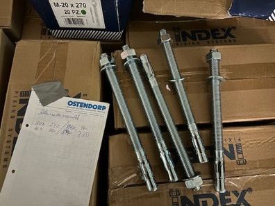 Bolzenanker Blitzanker Durchsteckanker Ankerbolzen verzinkt Palette 44