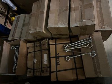 Gerüstösen Ösenschrauben Augenschraube Ringschraube verzinkt 12 x 270 Palette 43