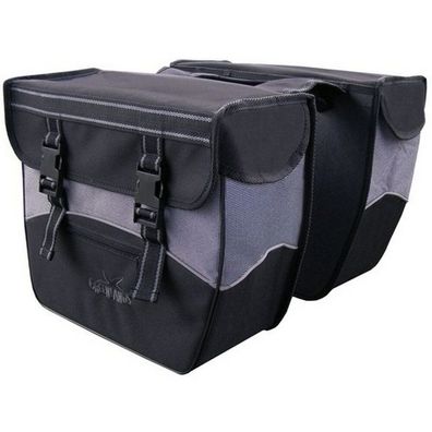 Doppelpacktasche Greenlands 34 Liter 35 x 31 x 16 cm (2x) - Schwarz / Weiß