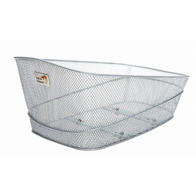 Fahrradkorb für Gepäckträger New Looxs Stresa 22 Liter 42 x 33 x 20 cm - Silber