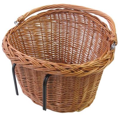 Weiden Fahrradkorb Basil Detroit oval - 39x27x22 cm - natürlich