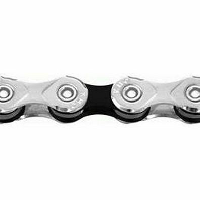 Kette 10 fach KMC X10 1/2" x 11/128" - Silber/Schwarz