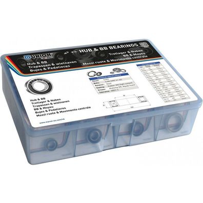 Sortimentskasten mit Kugellagern Marwi für Radnaben und Tretlager