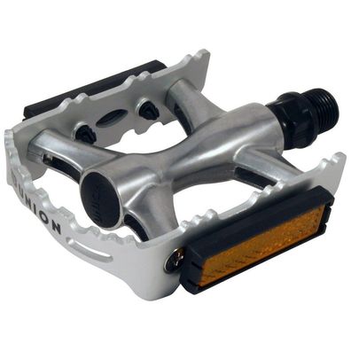 Pedale Marwi SP-2612 Aluminiumkörper und -Rahmen mit Cro-Mo-Achse - Silber