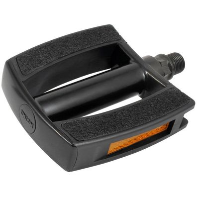 Pedale Marwi SP-828 Aluminiumgehäuse Sandblock - Schwarz/Schwarz