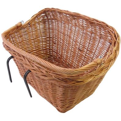 Weiden Fahrradkorb Basil Dublin Quadrat - 49x34x27 cm