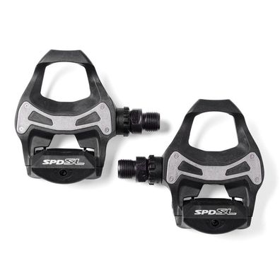Pedale Shimano SPD-SL PDR550 mit Schuhplatten SM-SH11 - Schwarz