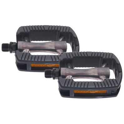 Pedale Marwi SP-821 aluminium Anti-Rutsch - schwarz/silber (blister)