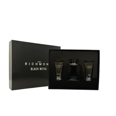 Set : Black Metal Natural Shower Gel 50ml, Body Lotion 50ml, EdP 100ml