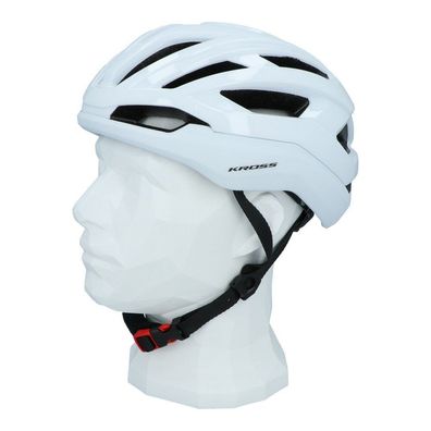 Fahrradhelm Kross Road Pro L (58-62 cm) - weiß