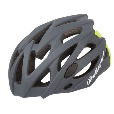 Fahrradhelm Polisport Twig L 58-61 cm - Dunkelgrau / Fluorgelb