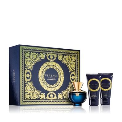 Pour Femme Dylan Blue Geschenkset 50ml EDP + 50ml Body Lotion + 50ml Duschgel