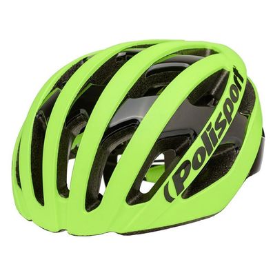 Fahrradhelm Polisport Light Pro L 58-61 cm - Neon Gelb Mat / Schwarz Glanz