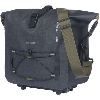 Gepäckträgertasche Basil Navigator Storm MIK 13 Liter - 15 x 30 x 31 cm - schwarz