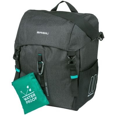 Fahrradtasche Basil Discovery 365D L 20 Liter 30 x 17 x 36 cm - Schwarz