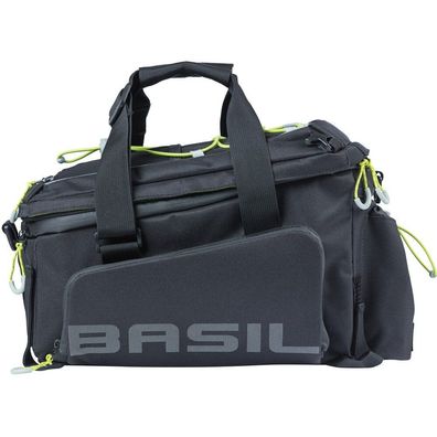 Tasche für Gepäckträger Basil Miles XL Pro 9-36 Liter 31 x 23 x 20 cm - black lime