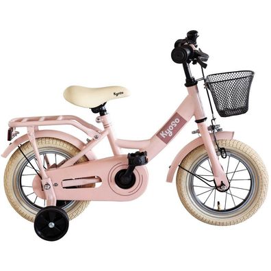 Kinderfahrrad Kyoso Sparkle 12 Zoll mit Rücktrittbremse - Matt Rosa