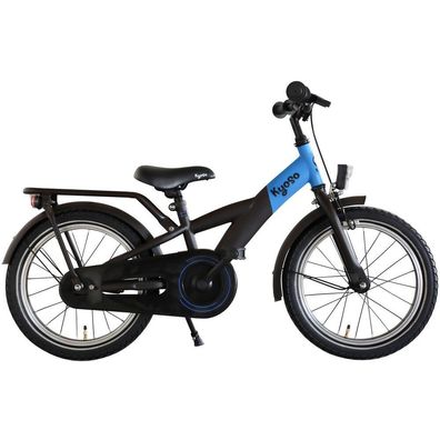 Kinderfahrrad Kyoso X-Rider 16 Zoll mit Rücktrittbremse - Braun/Blau