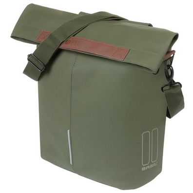 Fahrradtasche Basil City MIK 14-16L 11 x 29 x 36 - grün